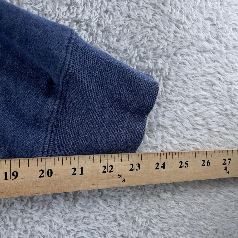 The North Face Hoodie Mens Medium Navy Blue Never Stop‎ Exploring Sweatshirt